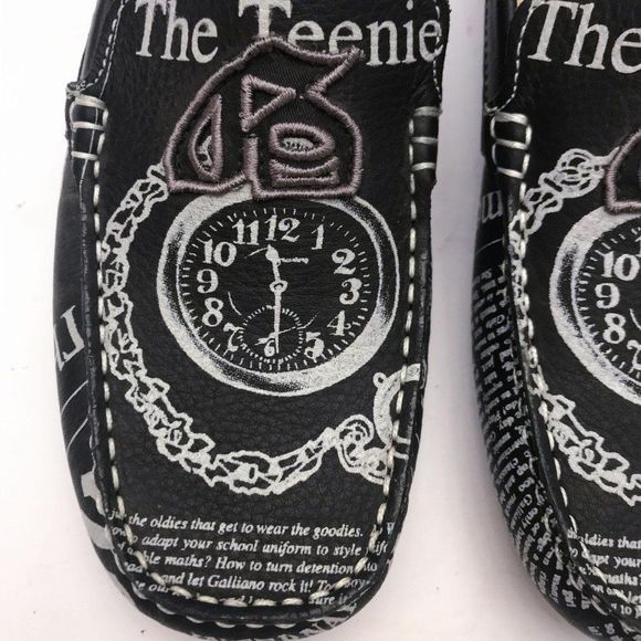 NEW Dior by John Galliano Newspaper Print Driving Loafers Size 3.5 US, 3… - Picture 4 of 16